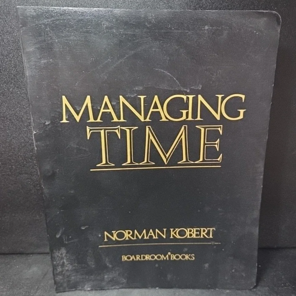 Managing Time Norman Kobert Boardroom Books 1980 Vtg Business Management Guide